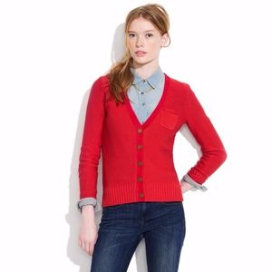 Madewell Wallace Top Note Button Front Cardigan